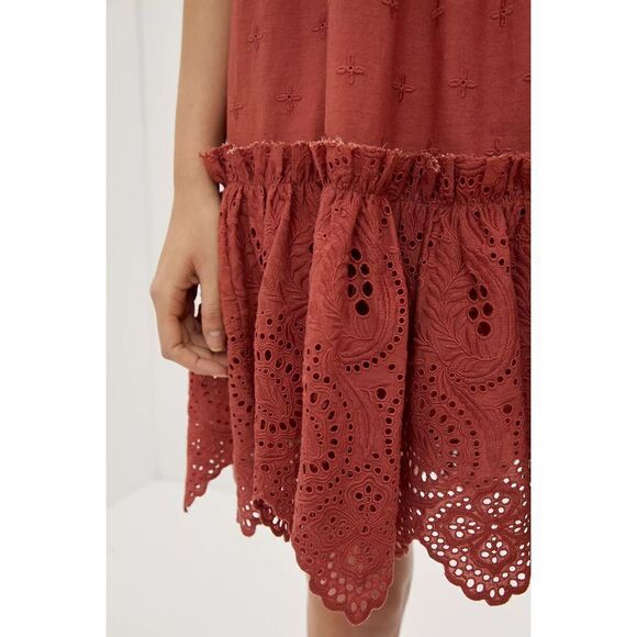 Anthropologie- Lillian Puff-Sleeved Mini Dress - Picture 3 of 6